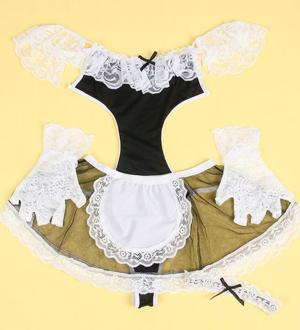 SUBBLIME - 954307 COSTUME DE FEMME SEXY NOIR/BLANC S/M by SUBBLIME COSTUMES