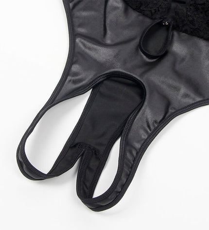 SUBBLIME - 954390 BODY SEXY AVEC PORTE-JARRETELLES NOIR L/XL by SUBBLIME BODYSTOCKINGS