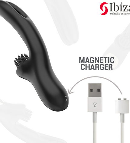 IBIZA - VIBRATEUR CLITORIALE MULTICELLULAIRE À BROSSAGE RABITT HI-TECH ET DOUBLE ONDES by IBIZA TECHNOLOGY