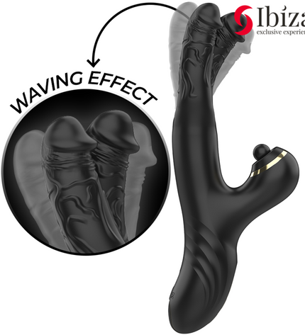 IBIZA - DOUBLE VIBRATEUR TWO DRAGONS NOIR by IBIZA TECHNOLOGY