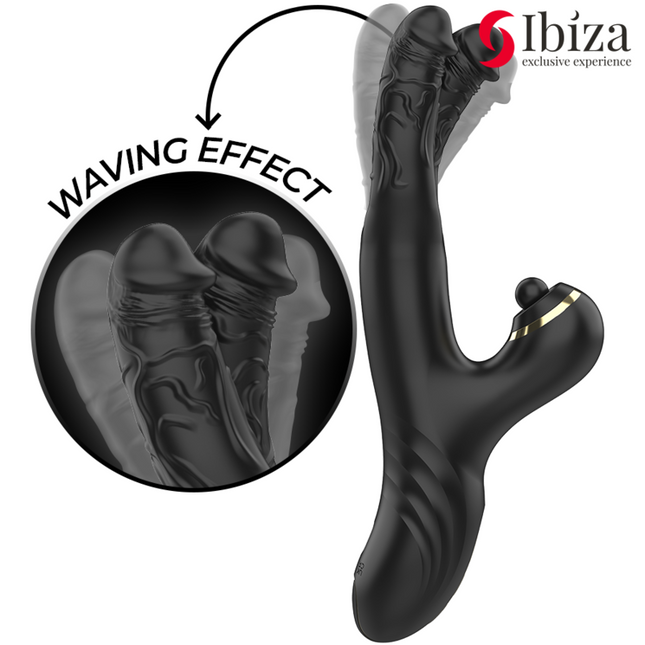 IBIZA - DOUBLE VIBRATEUR TWO DRAGONS NOIR by IBIZA TECHNOLOGY