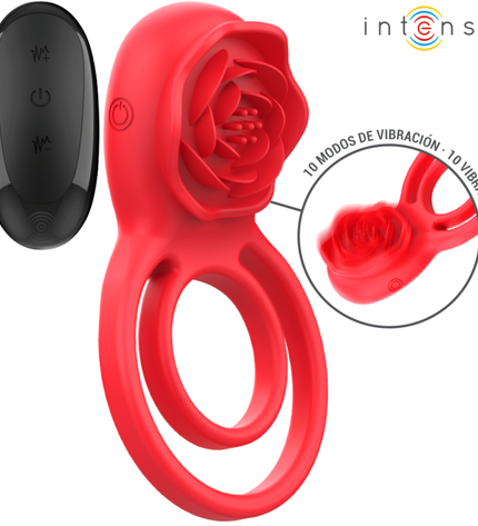 INTENSE - GAIL STIMULATEUR ROSE 10 VIBRATIONS ROUGE TELECOMMANDE by INTENSE REMOTE CONTROL