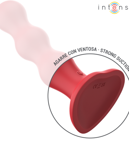 INTENSE - CODY VIBRATEUR AVEC VENTOUSE TÉLÉCOMMANDE ROUGE by INTENSE REMOTE CONTROL