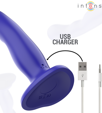 INTENSE - SHORTY VIBRATEUR AVEC VENTOUSE TÉLÉCOMMANDE BLEUE by INTENSE REMOTE CONTROL