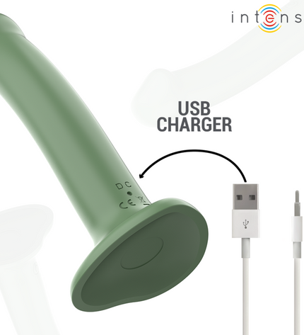 INTENSE - BECCA VIBRATEUR AVEC VENTOUSE 10 VIBRATIONS TÉLÉCOMMANDE VERTE by INTENSE REMOTE CONTROL
