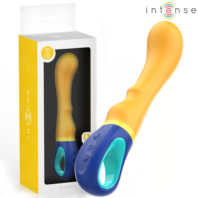 INTENSE - VIBRATEUR POINT G JAUNE SHAGGY by INTENSE HIGH TECH