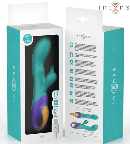 INTENSE - FRED VIBRATEUR RABBIT BLEU by INTENSE HIGH TECH