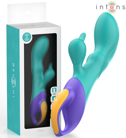 INTENSE - FRED VIBRATEUR RABBIT BLEU by INTENSE HIGH TECH