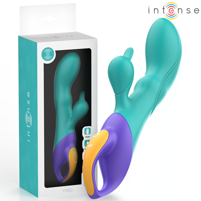 INTENSE - FRED VIBRATEUR RABBIT BLEU by INTENSE HIGH TECH