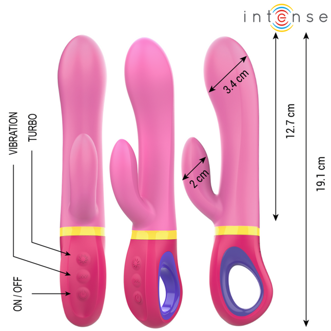 INTENSE - VIBRATEUR LAPIN ROSE DAPHNE by INTENSE HIGH TECH