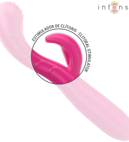 INTENSE - AMARA VIBRATEUR AVEC LANGUE STIMULANTE 10 VIBRATIONS ROSE by INTENSE HIGH TECH