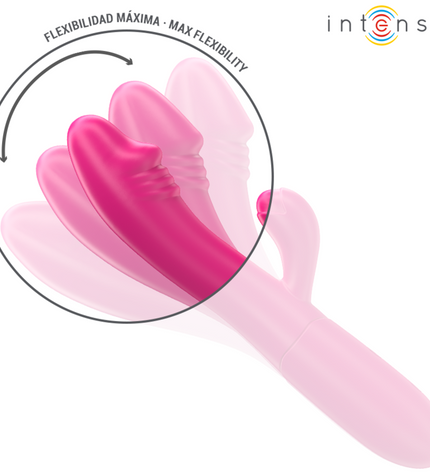 INTENSE - IVY VIBRATEUR FLEXIBLE 10 VIBRATIONS AVEC LANGUE STIMULANTE ROSE by INTENSE HIGH TECH