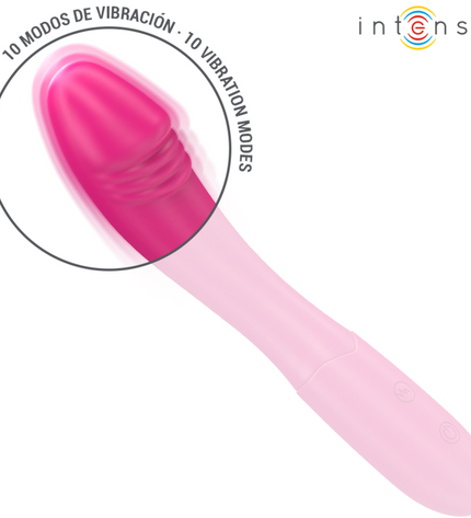 INTENSE - BELINDA VIBRATEUR 19 CM FLEXIBLE 10 VIBRATIONS ROSE by INTENSE HIGH TECH