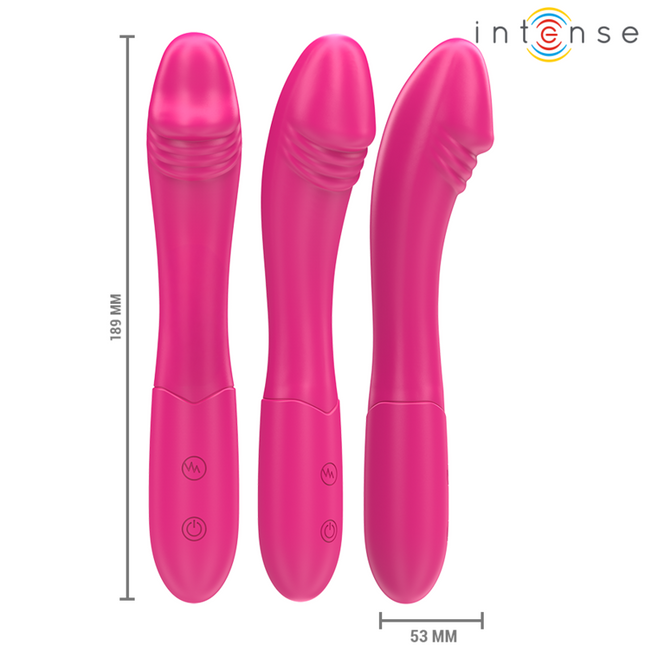 INTENSE - BELINDA VIBRATEUR 19 CM FLEXIBLE 10 VIBRATIONS ROSE by INTENSE HIGH TECH