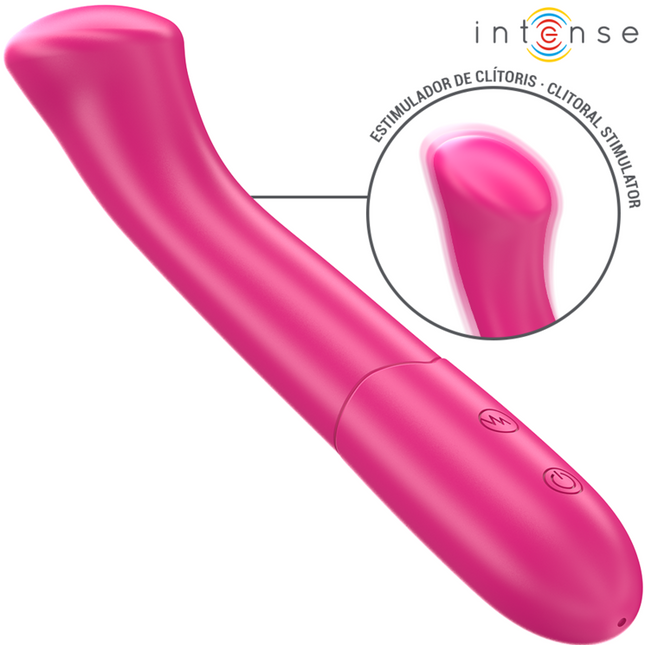 INTENSE - PATY VIBRATEUR 19 CM FLEXIBLE 10 VIBRATIONS MODÈLE 2 ROSE by INTENSE HIGH TECH