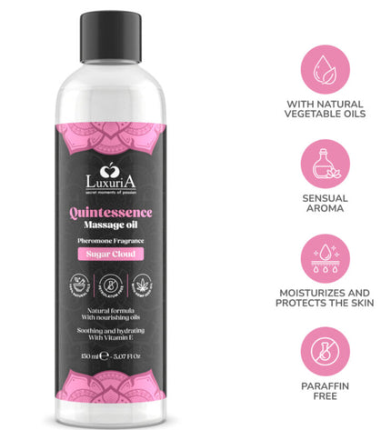 INTIMATELINE LUXURIA - HUILE DE MASSAGE NUAGE DE SUCRE 150 ML by INTIMATELINE