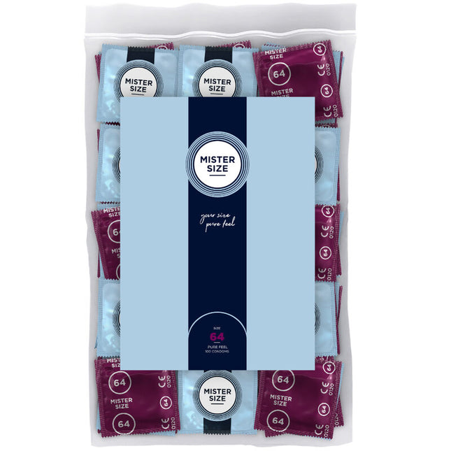 MISTER SIZE - PRÉSERVATIFS TAILLE XXL 64 MM (100 UNITÉS) by MISTER SIZE