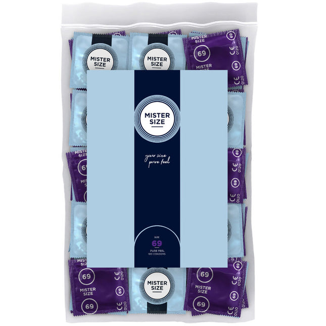 MISTER SIZE - PRÉSERVATIFS TAILLE XXXL 69 MM (100 UNITÉS) by MISTER SIZE
