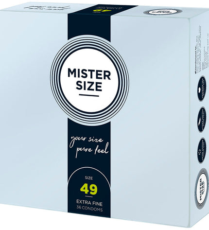 MISTER SIZE - PRÉSERVATIF TAILLE S 49 MM (36 UNITÉS) by MISTER SIZE