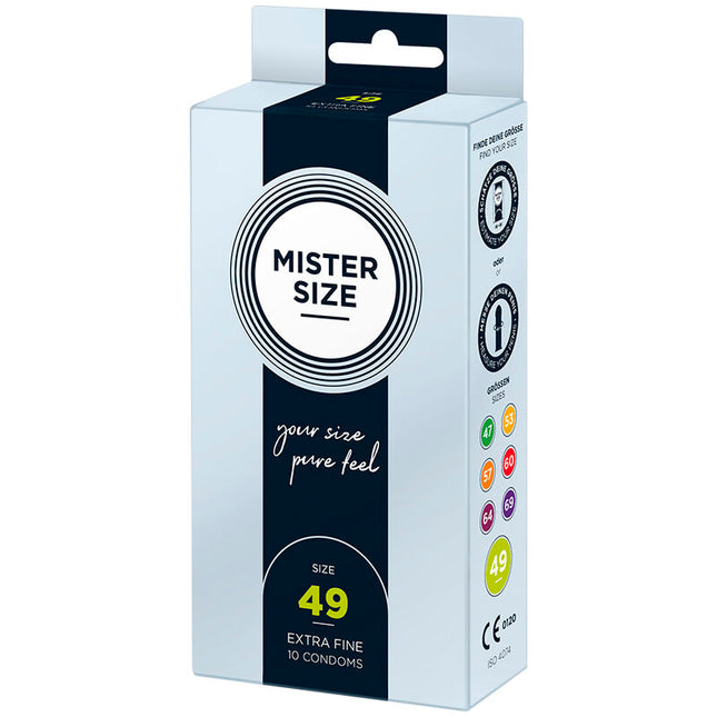 MISTER SIZE - PRÉSERVATIF TAILLE S 49 MM (10 UNITÉS) by MISTER SIZE