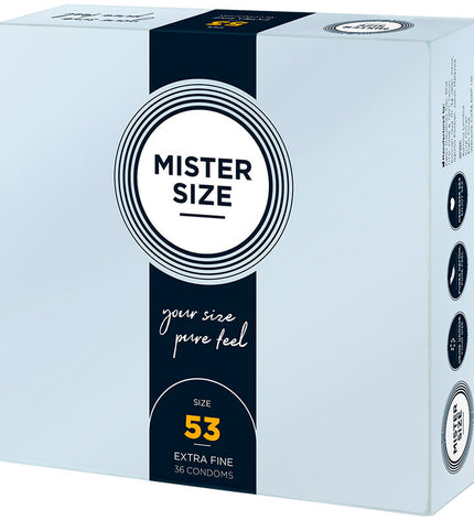 MISTER SIZE - PRÉSERVATIF TAILLE M 53 MM (36 UNITÉS) by MISTER SIZE