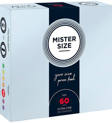 MISTER SIZE - PRÉSERVATIF TAILLE XL 60 MM (36 UNITÉS) by MISTER SIZE