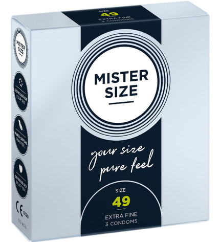 MISTER SIZE - PRÉSERVATIF TAILLE S 49 MM (3 UNITÉS) by MISTER SIZE