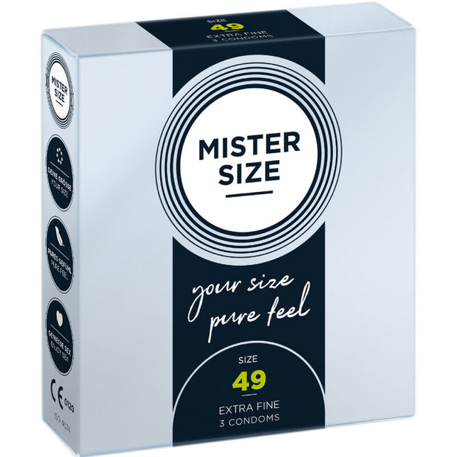 MISTER SIZE - PRÉSERVATIF TAILLE S 49 MM (3 UNITÉS) by MISTER SIZE