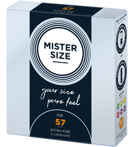 MISTER SIZE - PRÉSERVATIF TAILLE L 57 MM (3 UNITÉS) by MISTER SIZE