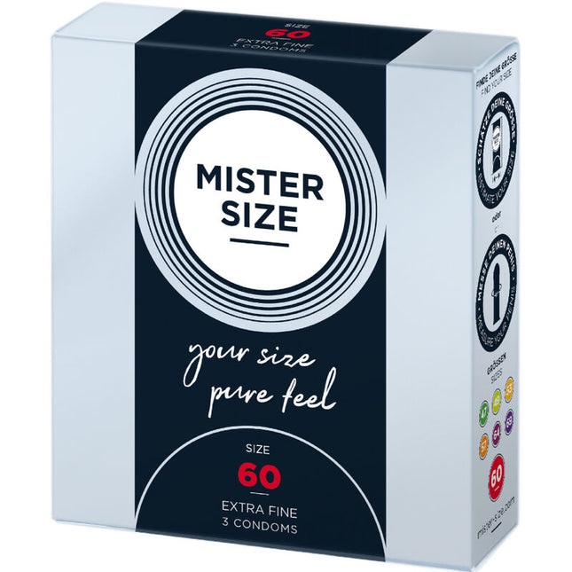 MISTER SIZE - PRÉSERVATIF TAILLE XL 60 MM (3 UNITÉS) by MISTER SIZE
