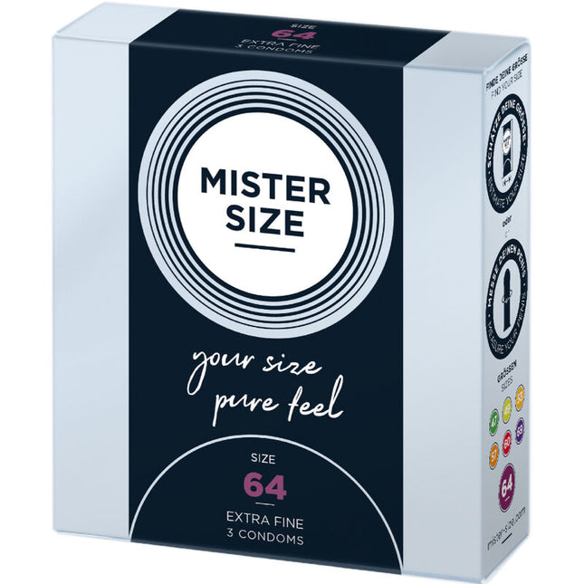 MISTER SIZE - PRÉSERVATIFS TAILLE XXL 64 MM (3 UNITÉS) by MISTER SIZE