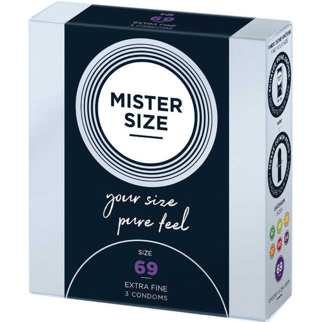 MISTER SIZE - PRÉSERVATIFS TAILLE XXXL 69 MM (3 UNITÉS) by MISTER SIZE