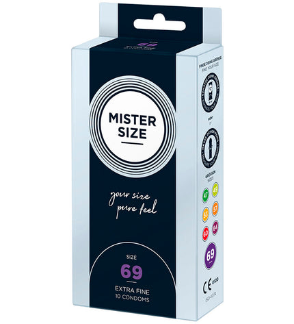 MISTER SIZE - PRÉSERVATIFS TAILLE XXXL 69 MM (10 UNITÉS) by MISTER SIZE