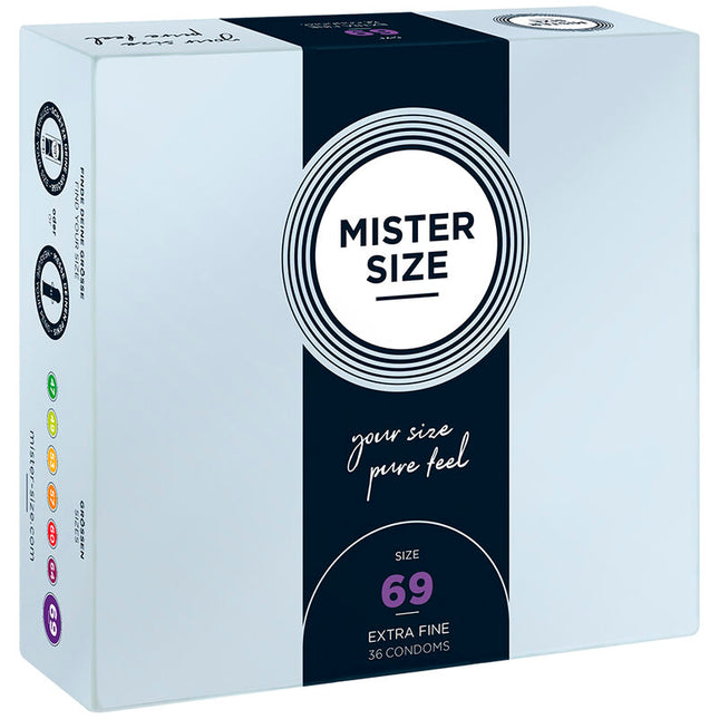 MISTER SIZE - PRÉSERVATIFS TAILLE XXXL 69 MM (36 UNITÉS) by MISTER SIZE