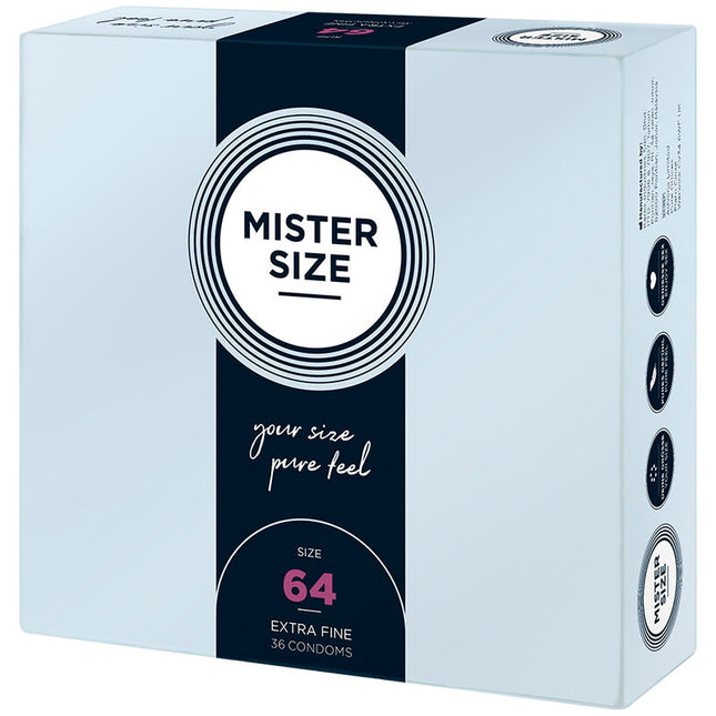 MISTER SIZE - PRÉSERVATIFS TAILLE XXL 64 MM (36 UNITÉS) by MISTER SIZE