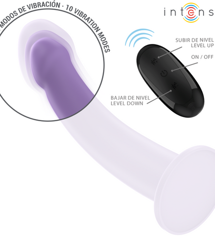 INTENSE - EDDIE VIBRATEUR 17,5 CM 10 VIBRATIONS VIOLET TÉLÉCOMMANDE by INTENSE REMOTE CONTROL