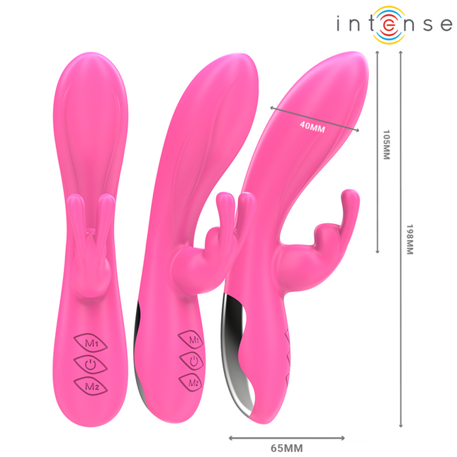 INTENSE - RANDALL VIBRATEUR RABBIT 10 VIBRATIONS ROSE by INTENSE HIGH TECH