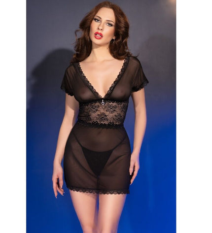 CHILIROSE - BABYDOLL CR 4830 NOIR S by CHILIROSE BABYDOLLS