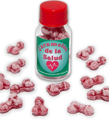 DIABLO PICANTE - 12 BONBONS SANTÉ FORME PÉNIS FRAISE/CERISE by DIABLO PICANTE