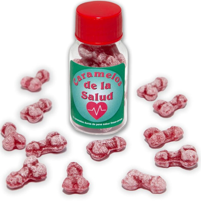 DIABLO PICANTE - 12 BONBONS SANTÉ FORME PÉNIS FRAISE/CERISE by DIABLO PICANTE