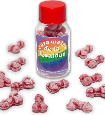 DIABLO PICANTE - 12 BONBONS ÉGALITÉ DE FORME DE PÉNIS FRAISE/CERISE by DIABLO PICANTE