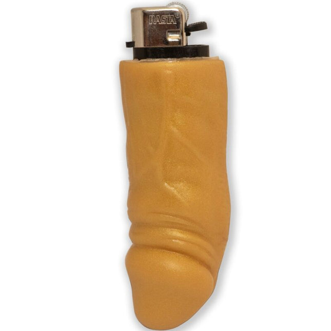 DIABLO PICANTE - BRIQUET RECHARGEABLE EN FORME DE PÉNIS DORÉ by DIABLO PICANTE