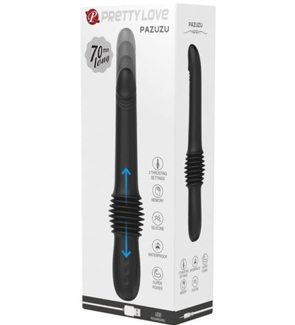 PRETTY LOVE - VIBRATEUR PAZUZU 3 MODES DE POUSSÉE NOIR by PRETTY LOVE