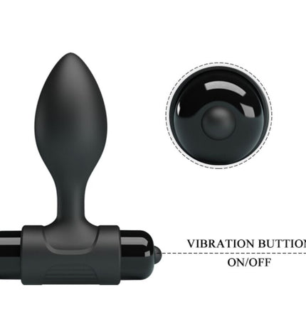 PRETTY LOVE - VIBRA BUTT 10 VIBRATIONS PLUG ANAL NOIR by PRETTY LOVE PARTY UP