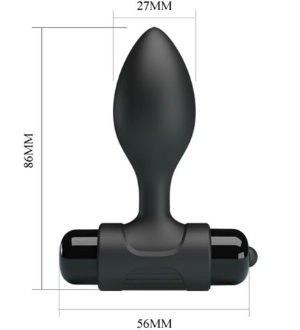 PRETTY LOVE - VIBRA BUTT 10 VIBRATIONS PLUG ANAL NOIR by PRETTY LOVE PARTY UP