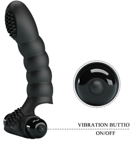 PRETTY LOVE - VIBRATEUR DOIGT ALEXANDER 10 VIBRATIONS NOIR by PRETTY LOVE