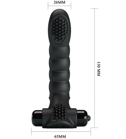 PRETTY LOVE - VIBRATEUR DOIGT ALEXANDER 10 VIBRATIONS NOIR by PRETTY LOVE