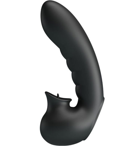 PRETTY LOVE - HOBGOBLIN BOÎTE À DOIGTS VIBRANTS 12 VIBRATIONS + STIMULATEUR DE CLITORIS NOIR by PRETTY LOVE
