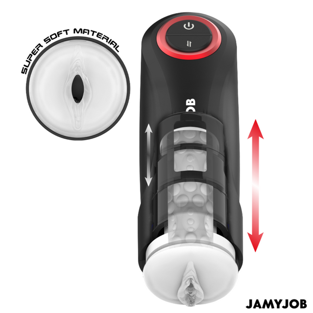 JAMYJOB - MASTURBATEUR VAGIN AUTOMATIQUE PAR GRAVITÉ 5 MODES D'ASPIRATION by JAMYJOB