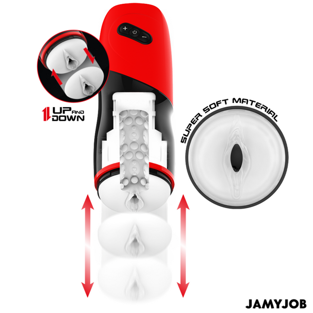 JAMYJOB - MASTURBATEUR VAGIN AUTOMATIQUE XPEED 5 MODES DE POUSSÉE ET EFFET SONORE by JAMYJOB